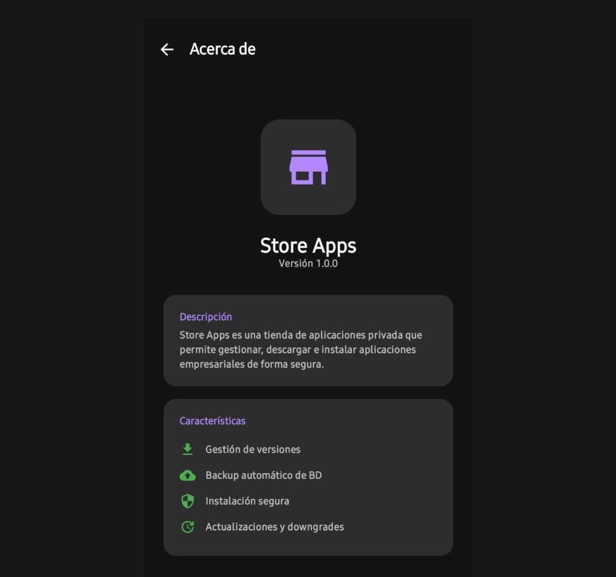 StoreApps — Tienda privada de aplicaciones Android que instala paquetes con el mismo mecanismo del sistema operativo, evitando la fricción de la instalación manual.